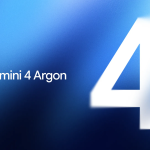 파란 배경에 Gemini 4 Argon 모델명과 숫자 4가 표시된 표지