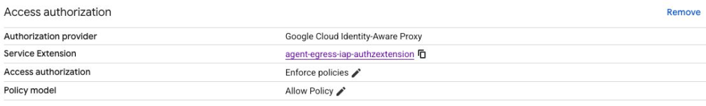 Gateway의 Enforce policies와 Allow Policy 설정